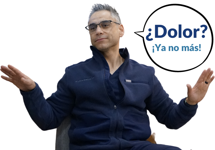 ¿Dolor? ¡Ya no más!